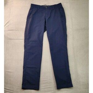 Under Armour Match Play Golf Pants Men’s 34x32 Blue Performance Nylon Stretch